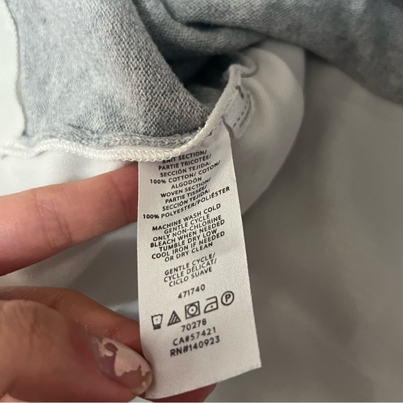 loft layered knit chiffon sweater vest - Picture 3 of 9